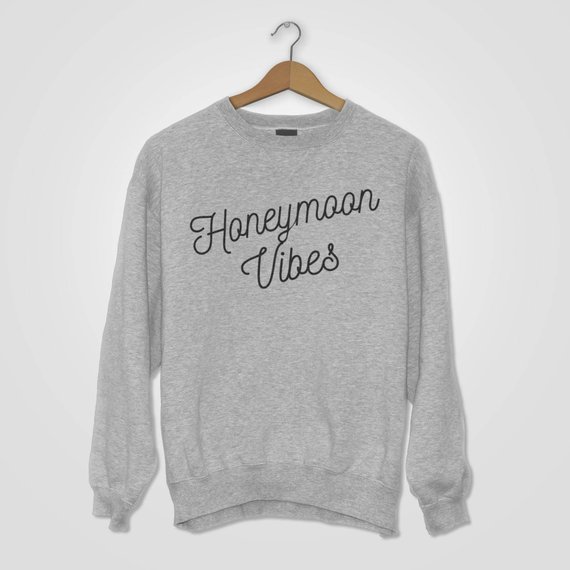 Summer Jumper Clothing - سويت شيرت Sugarbaby Honeymoon Vibes هدية