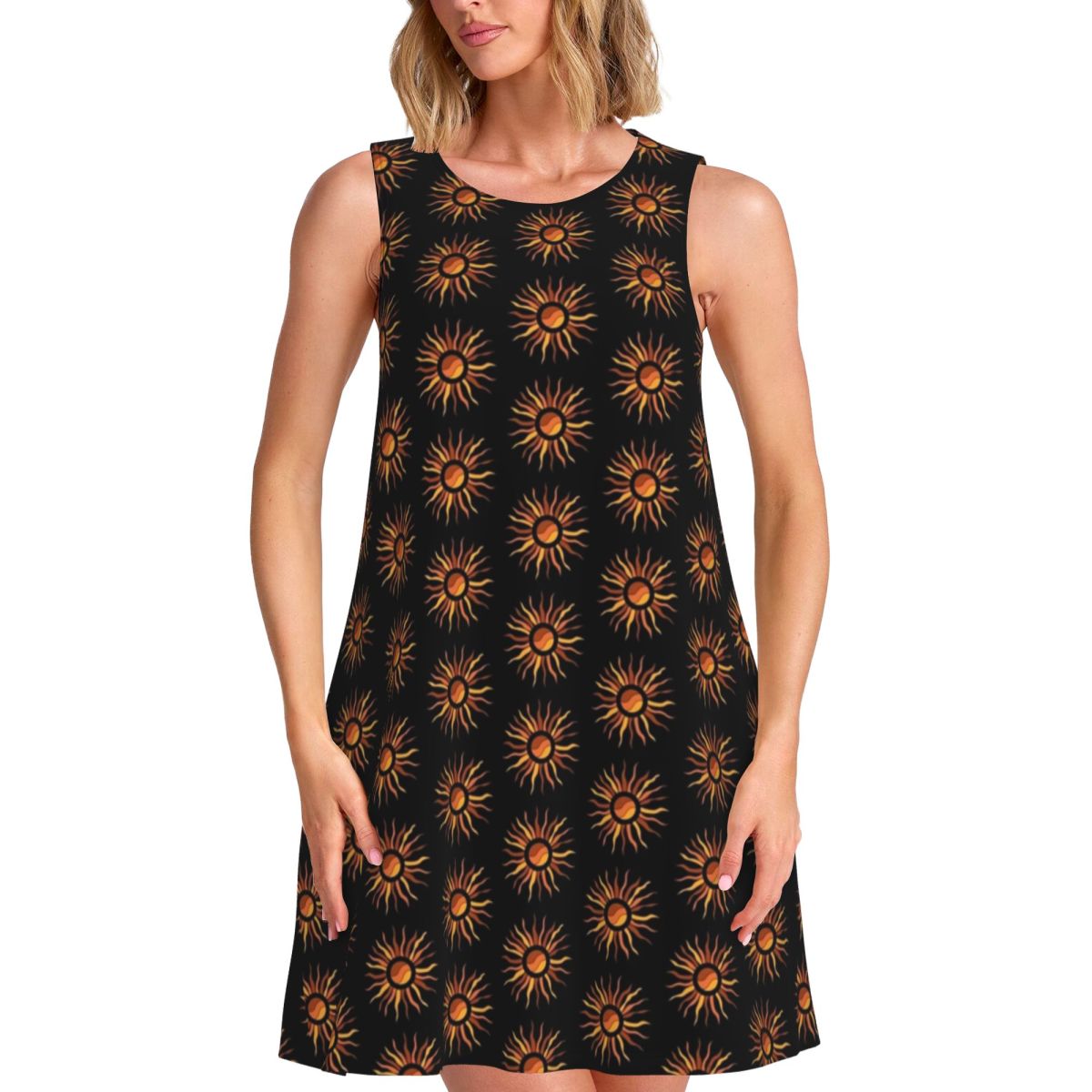 Summer Rays Clothing - فستان كاجوال من صن ريز بطبعة