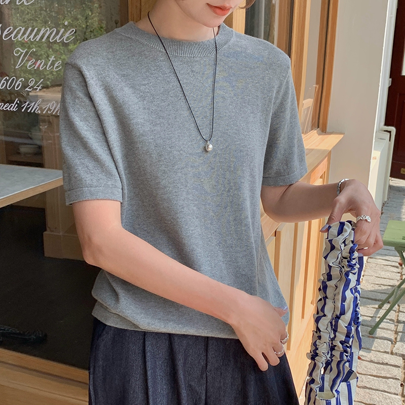 Summer Jumper Clothing - سترة نسائية قطنية للربيع والصيف بياقة