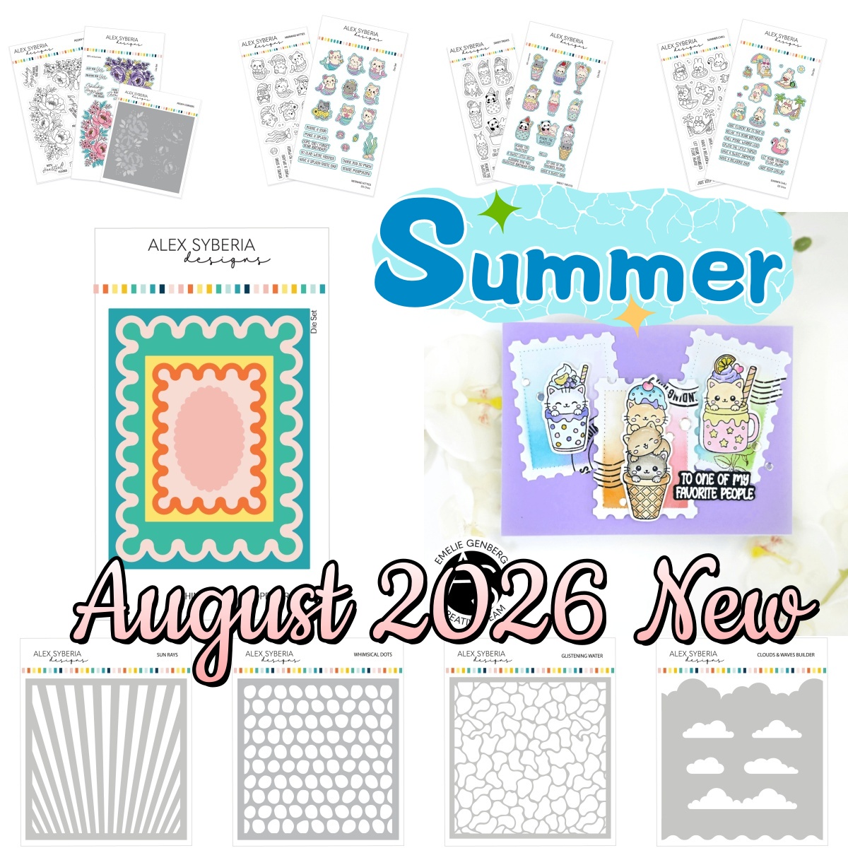 Summer Rays Clothing - أغسطس 2026: قوالب قص معدنية جديدة