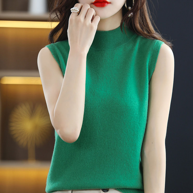 ملابس نسائية سترة نصف رقبة عال - مراجعة Summer Jumper Clothing وسعره