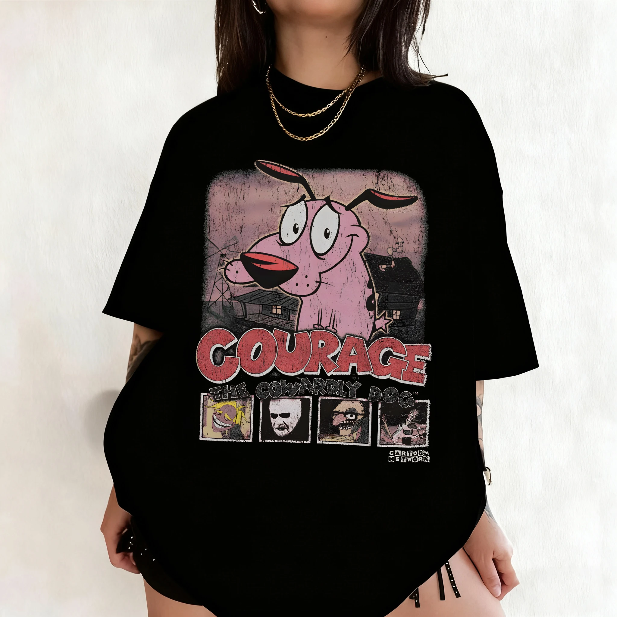تي شيرت صيفي بطباعة كرتونية لش - مراجعة Summer Clothing Cartoon وسعره