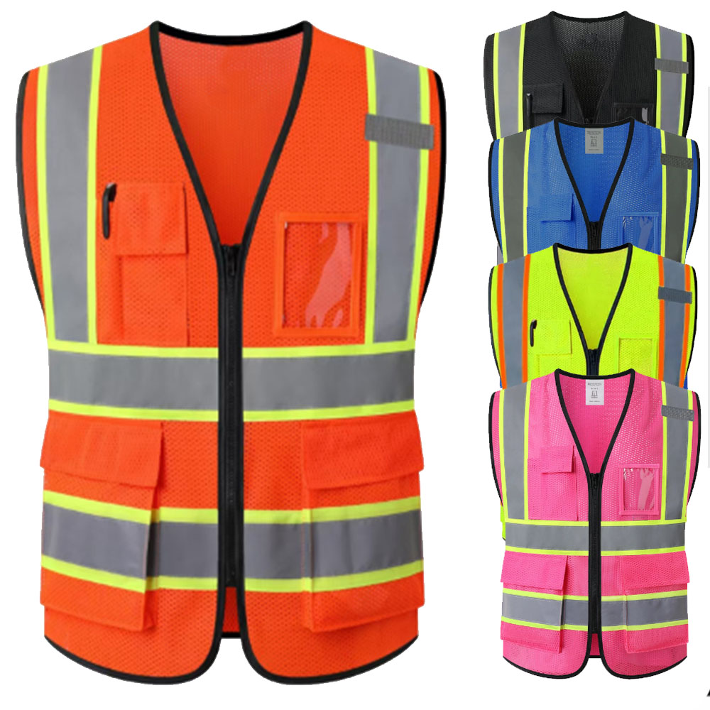 سترة شبكية صيفية للجنسين مع جي - مراجعة Summer Hi Vis Clothing وسعره