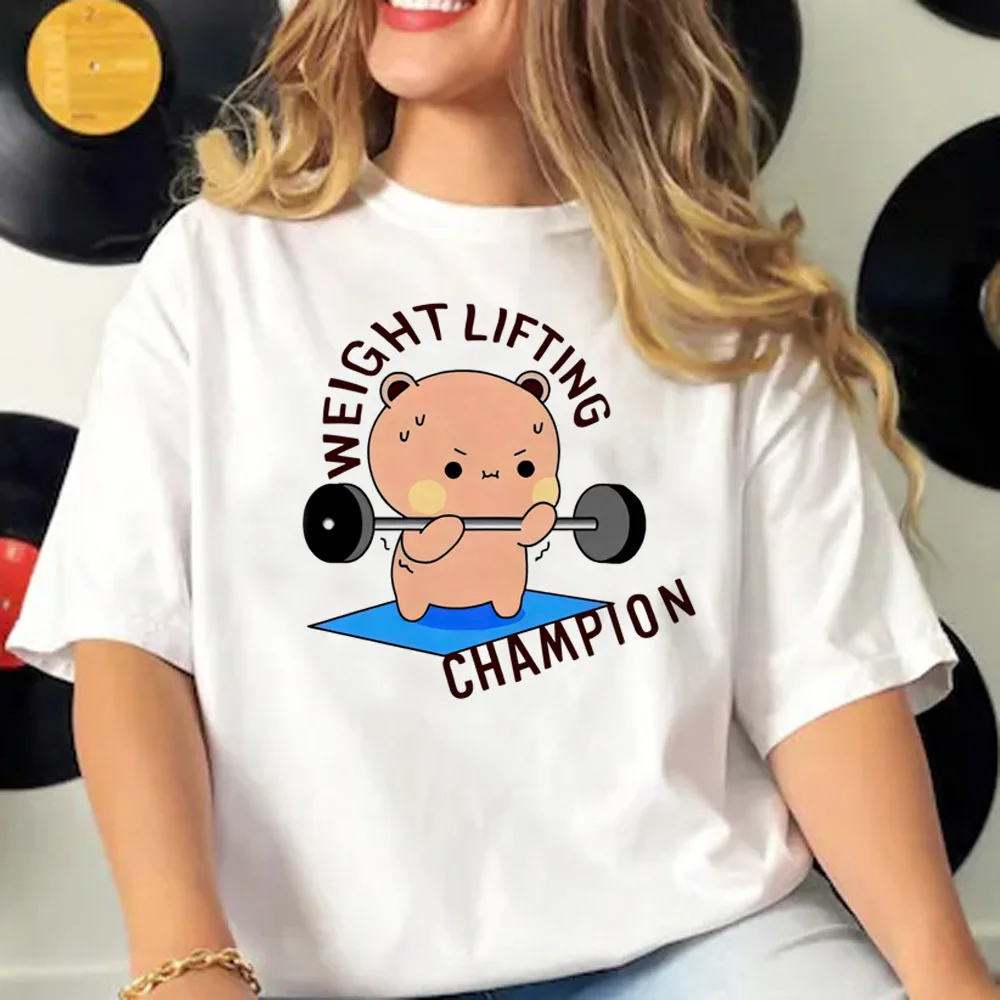 تي شيرت بوبو ودودو للسيدات، تي - مراجعة Summer Clothing Cartoon وسعره