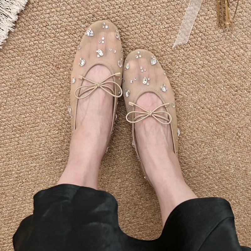 أحذية نسائية أنيقة للصيف مزينة - مراجعة Summer Holiday Clothing Women وسعره