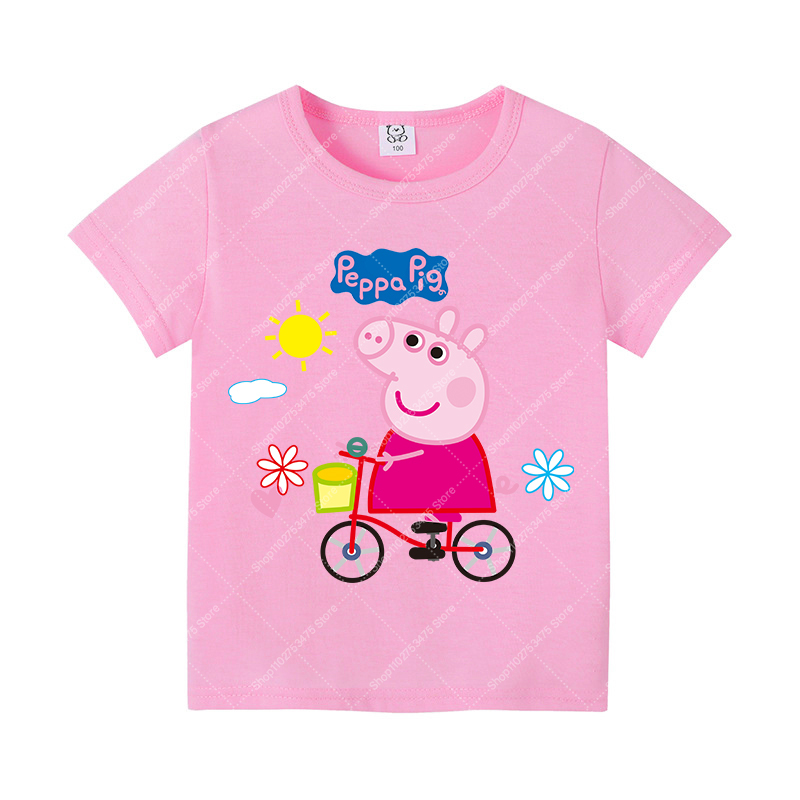 قميص قطني لطيف للفتيات الصغيرا - مراجعة Summer Clothing Cartoon وسعره