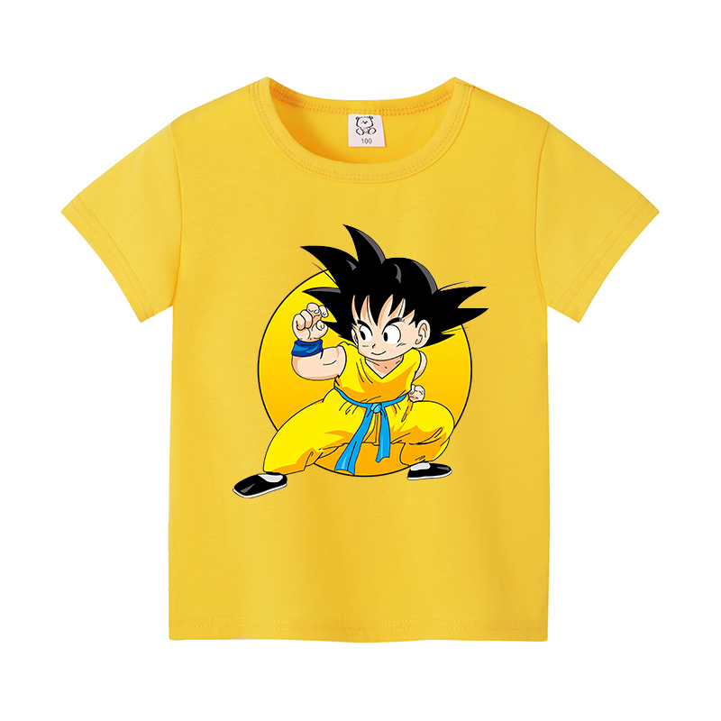تي شيرت دراغون بول غوكو للأطفا - مراجعة Summer Clothing Cartoon وسعره