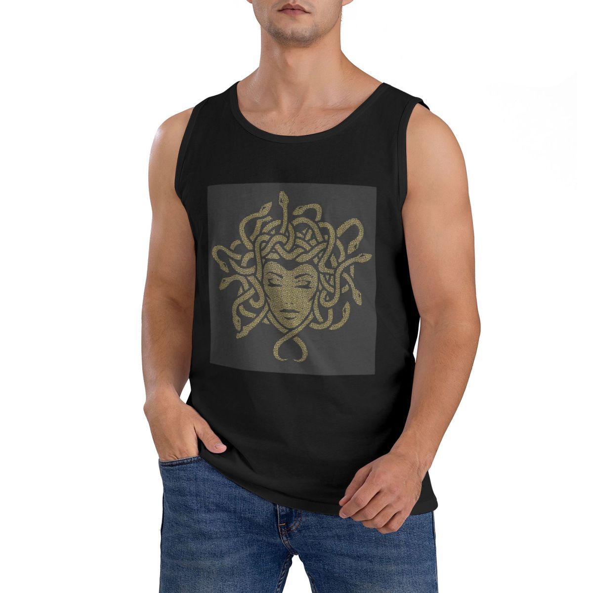 قميص رجالي بدون أكمام بنمط ميد - مراجعة Summer Clothing For Greece وسعره