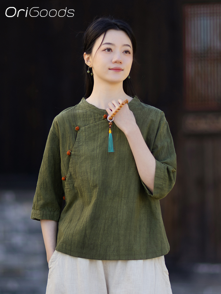 قميص أوريغودز بتصميم تاي داي ل - مراجعة Japan Summer Clothing Women وسعره