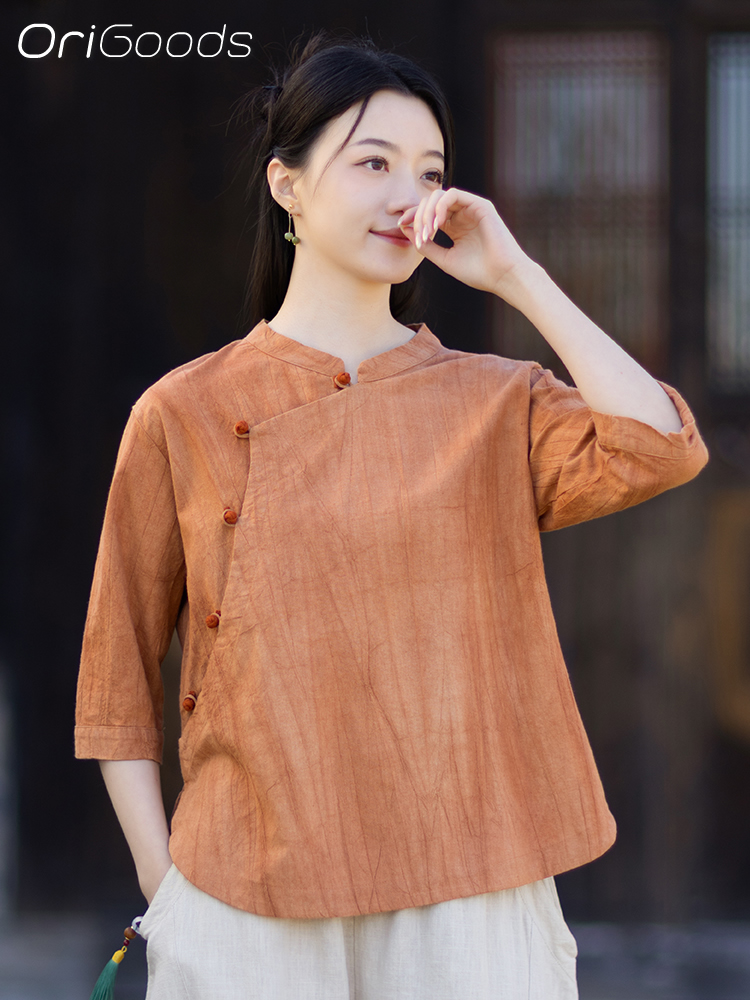 قميص أوريغودز بتصميم تاي داي ل - مراجعة Japan Summer Clothing Women وسعره